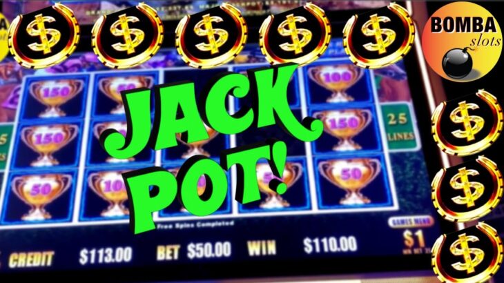 $50 BET JACKPOT LIGHTS UP MY LIFE! #casino #slotmachine