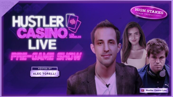 Hustler Casino Live PRE-GAME SHOW w/ Magnus Carlsen, Alexandra Botez & Alec Torelli