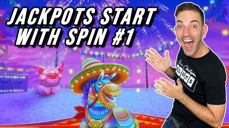Our BIGGEST JACKPOTS Started with Spin #1 @ Ilani Casino!