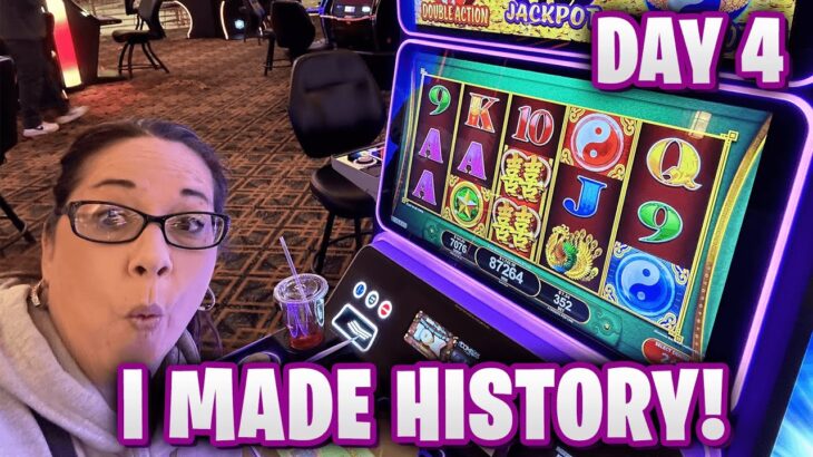 I MADE HISTORY 🤯 😱  Casino Vlog Day 4 🎰