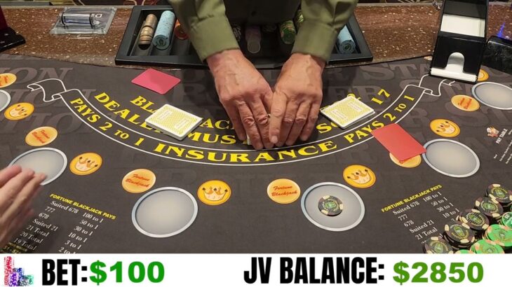 Risking $2500 Gambling High Limit Blackjack in Vegas
