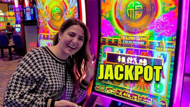 THE BIGGEST JACKPOT EVER on NEW GOLDEN GONG Slot Machine!!