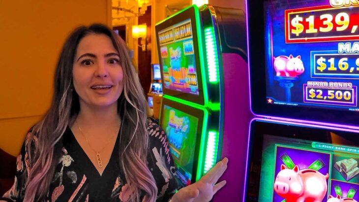 HUGE VEGAS JACKPOT? I Took $12K To The Slots & Pressed My LUCK!