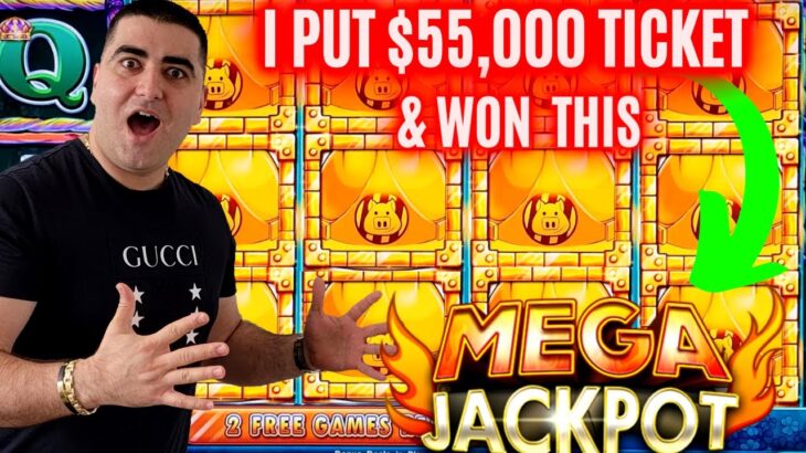 I Put $55,000 In Huff N More Puff Slot & Won THIS ➡ 😱