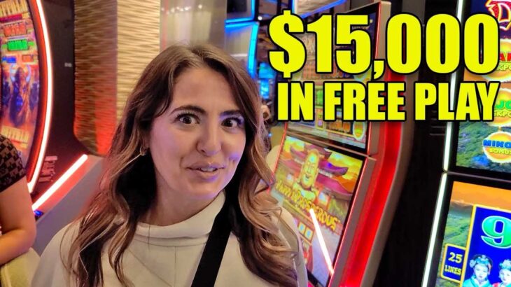 How Many Jackpots Can I Win With $15,000 in Vegas?! Pt.5