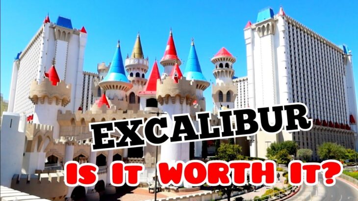 MY Stay at EXCALIBUR Las Vegas | Restaurants, Casino, Hotel Room, Entertainment
