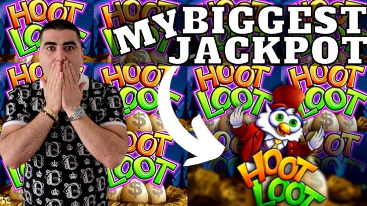 My BIGGEST WIN On Hoot Loot Slot – Las Vegas HUGE JACKPOTS