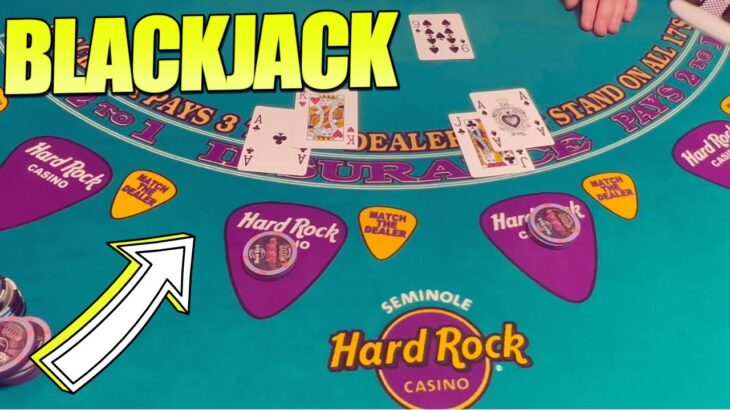 The Most Blackjack’s Ever In One Session! $10,000 Buy-In: Up To $2,500/Hand