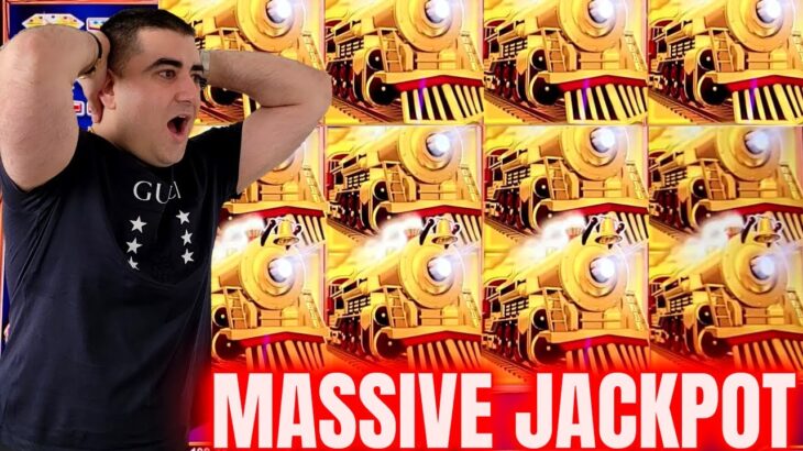 All Aboard Slot MASSIVE HANDPAY JACKPOT – Casino Mega Wins