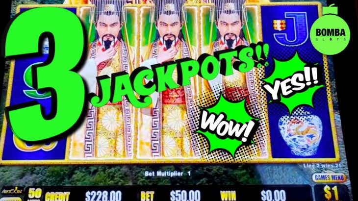 3 JACKPOTS!!! BIG BETS = BIG WINS!!! #LasVegas #Casino #SlotMachine