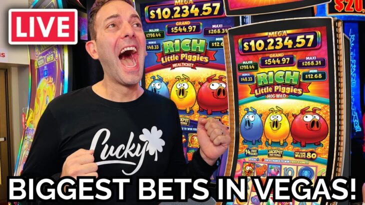 🔴 LIVE 🎉 BIGGEST BETS in Vegas w/ Gold Fish Casino Slots