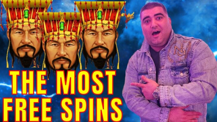 The MOST FREE SPINS On High Limit Dollar Storm Slot