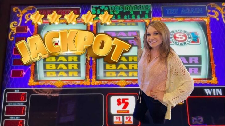 High Limit Top Dollar Grand Vegas Casino Slot Madness! | Staceysslots.com