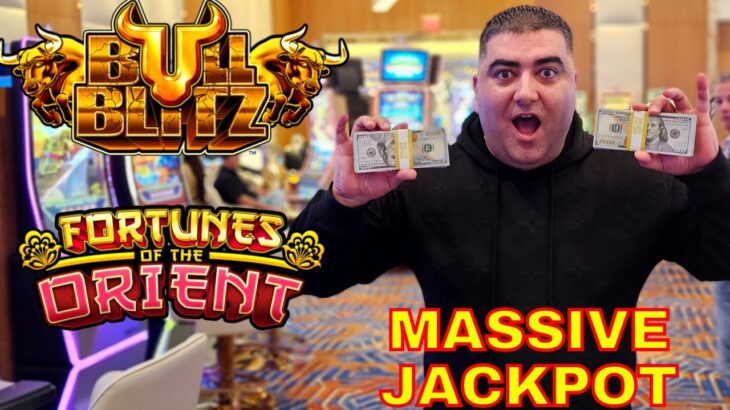 One Of My BIGGEST JACKPOTS On Bull Blitz Slot Machine