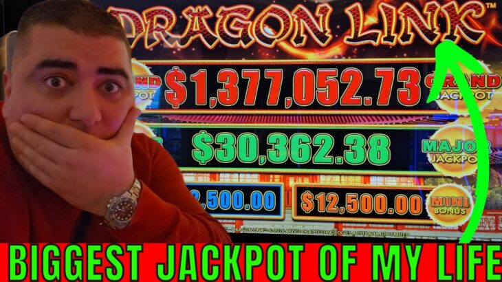 BIGGEST JACKPOT Of MY LIFE On Million Dollar Dragon Link Slot