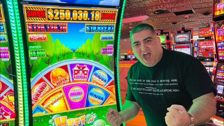 🔴The GREATEST LIVE STREAM EVER On Huff N Even More Puff Slot – PEPPERMILL CASINO