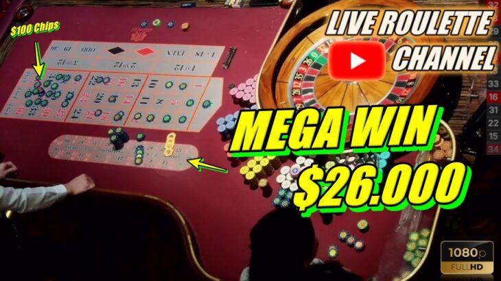 🔴LIVE ROULETTE | 💰 MEGA WIN 💲26.000 In Casino Las Vegas 🎰 $100 Chips Inside Exclusive ✅ 2024-09-16