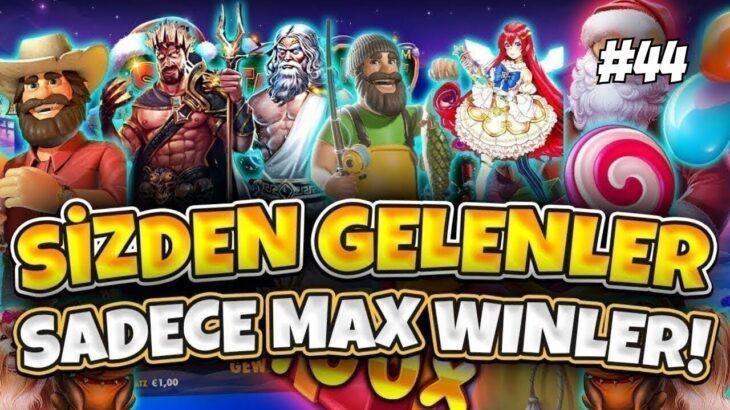 SLOT OYUNLARI 💸 SİZDEN GELENLER SERİSİ REKOR KAZANÇLAR VE MAX WİNLER 💸 SİZDEN GELEN MAX WİNLER 44