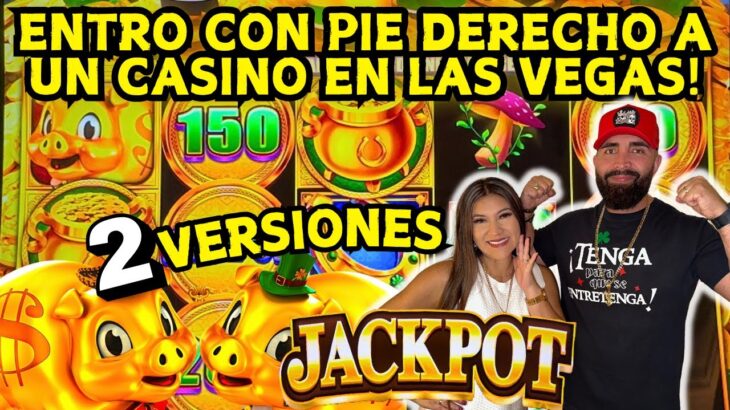 🥇 CON PIE DERECHO VOY A LAS VEGAS Y GANÓ 2 JACKPOTS ENTRANDO A VENETIAN CASINO