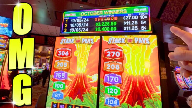 Jackpot So Big The Casino Added It On The Board!!