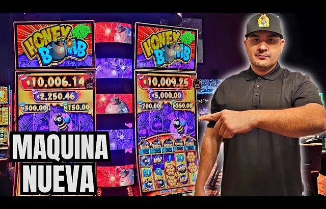 Primera Vez Jugando la Nueva Maquina Honey Bomb 💣 en el Casino