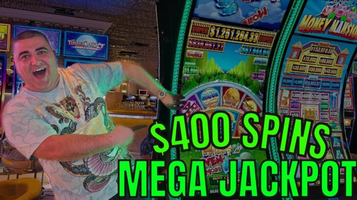 $400 Spin MIND BLOWING JACKPOT On Million Dollar Slot