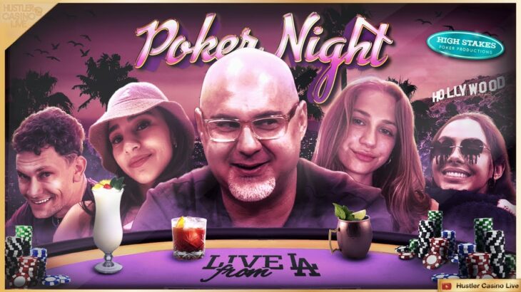 POKER NIGHT!! CRAZY ACTION $5/5 No Limit Hold’em w/ Nikos, Neve, Delilah & Ariel