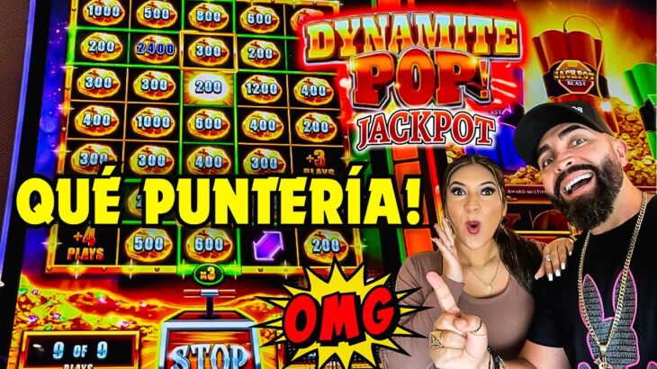 💥 QUÉ BUENA PUNTERIA ! MI MEJOR JUGADA EN DYNAMITE POP SLOT MACHINE !