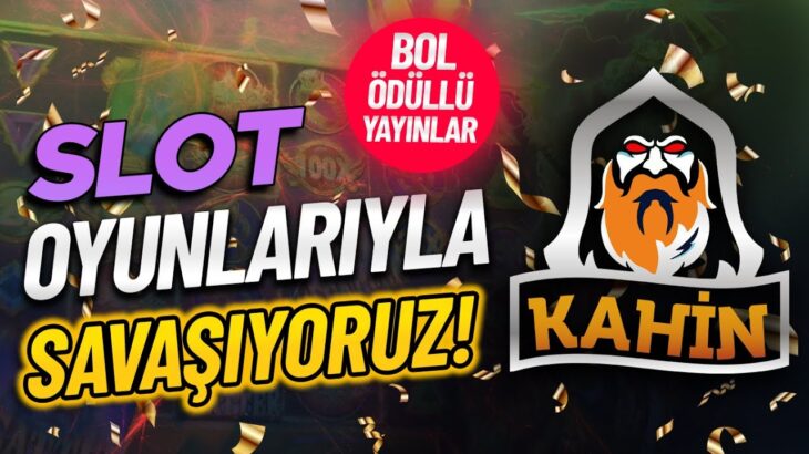 SLOT OYUNLARI CANLI YAYIN! CASINO KAHİN! #slot #casino #slotcanlıyayın #stakestrategy