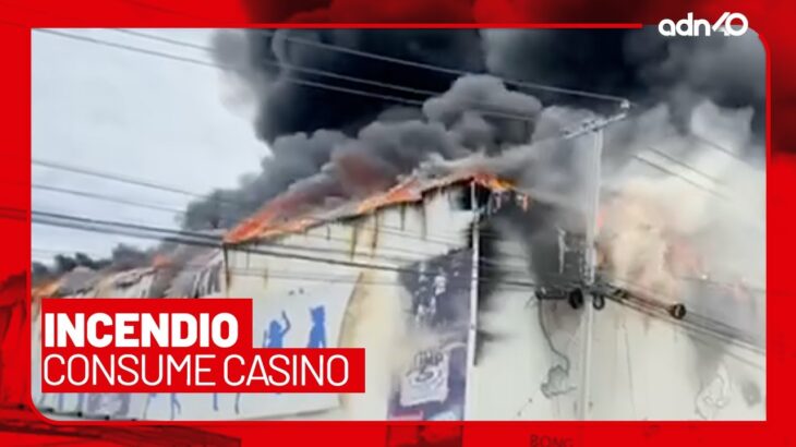 🚨¡Última Hora! Fuerte incendio consume casino en Culiacán, Sinaloa