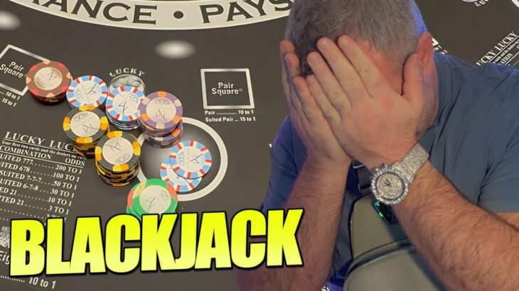 Wild Las Vegas Blackjack Session Pushes Me to the Brink of TILT!