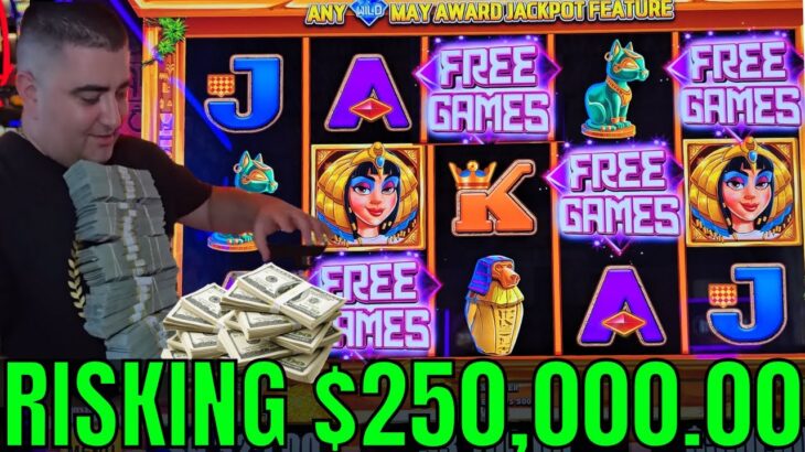 Risking $250,000 On 1 High Limit Slot Machine – $500 Max Bets | PART-1