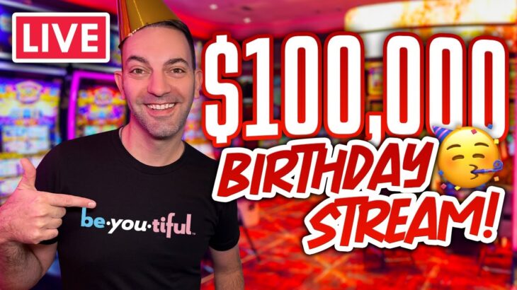 🔴 The “It’s My Birthday, so I’m Spinning $100,000.00” Live Stream at Plaza Las Vegas