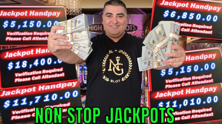 Winning NON STOP JACKPOTS In Las Vegas Casinos