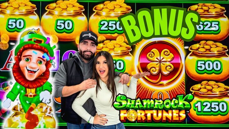 🍀 DUENDE LLENO DE BONOS SHAMROCK FORTUNES SLOT MACHINE