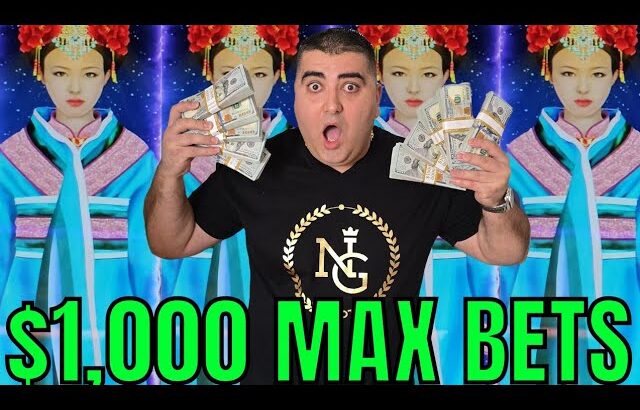 $1,000 Max Bets & MASSIVE JACKPOTS On Dragon Link Slot
