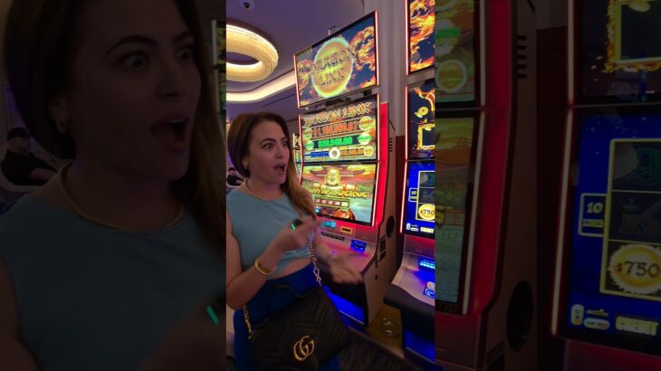 BIGGEST DRAGON LINK FIREBALL EVER!! #vegas #casino #jackpot