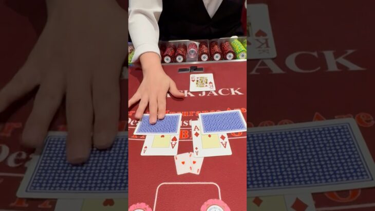 Betting pink $500 chips ONLY! #blackjack #gambling #casino