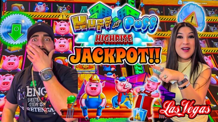 ⚠️ JACKPOT EN LA NUEVA HUFF N PUFF HIGHRISE EN EL CORTEZ CASINO EN LAS VEGAS !