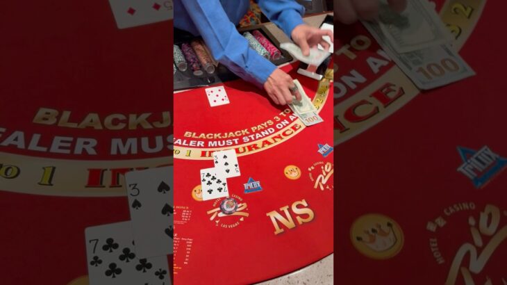 I cannot believe what this dealer said… #comedy #gambling #casino #money #blackjack