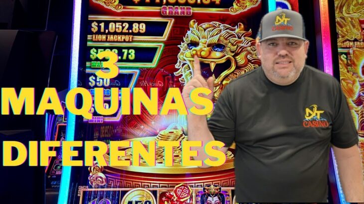 Arriesgando Dinero En Tres Maquinas Del Casino