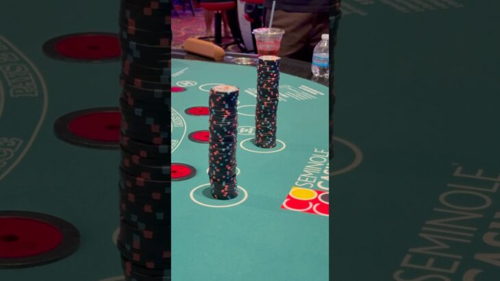 Betting 2 hands of $5,000 at the blackjack table…🤯 #casino #blackjack #gambling #betting #comedy