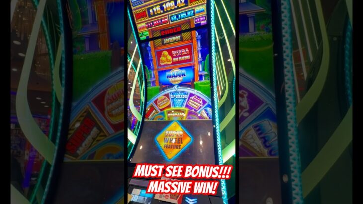 JACKPOT BIGGER THAN THE SUPER!!! $75 bet #slots #jackpot #bonus #casino #foxwoods #gambling #bigwin