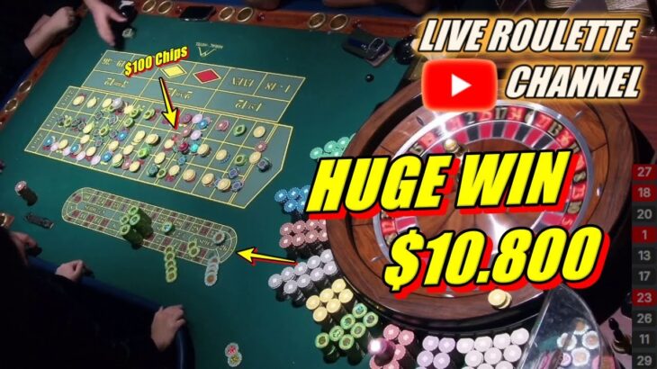 🔴 LIVE ROULETTE |🚨 HUGE WIN 💲10.800 In Las Vegas Casino 🎰 $100 Chips Inside Session ✅ 2025-07-19