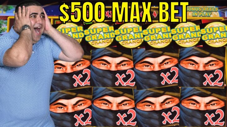 Two MEGA JACKPOTS That Shocked the Entire Casino – $500 MAX BET