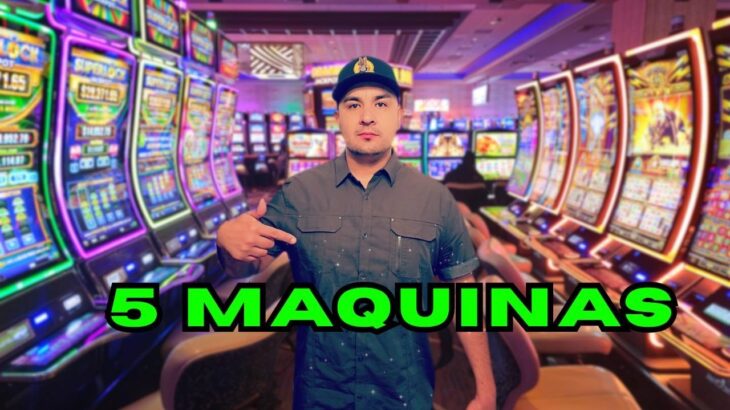 Como Gane en el Casino con $50 por Máquina (5 Maquinas)
