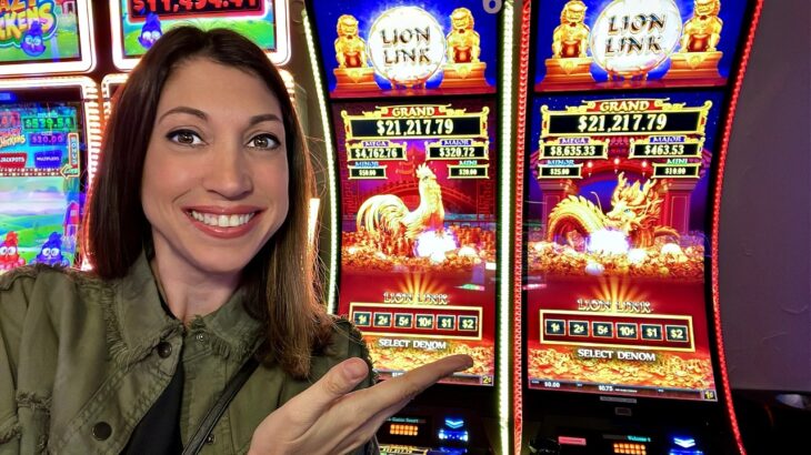 Is this Lion Link slot machine the key to a winning casino trip? 🍀