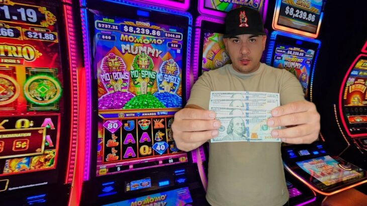 Me quedaban SOLO 14 DOLARES en el Casino y paso una RESCATADA de BONO en mi Máquina Favorita – Dia 5