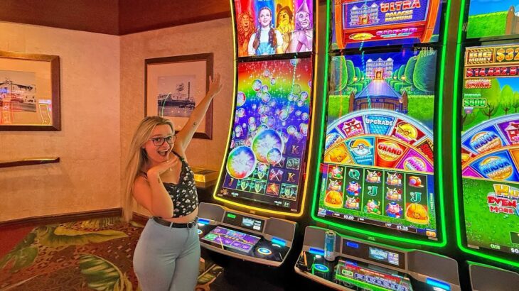Watch My Wifey Win On The NEWEST Las Vegas Slot Machine!