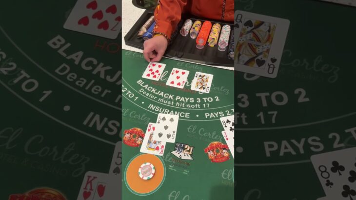 Winning My Sons $3,000 Loss Back #blackjack #casino #gamble
